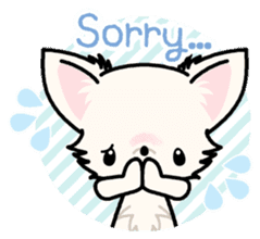Kawaii Chihuahua 3 (English) sticker #3523301