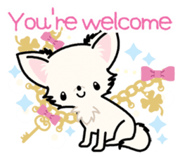 Kawaii Chihuahua 3 (English) sticker #3523304