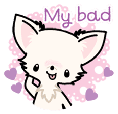 Kawaii Chihuahua 3 (English) sticker #3523307