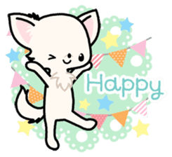 Kawaii Chihuahua 3 (English) sticker #3523315