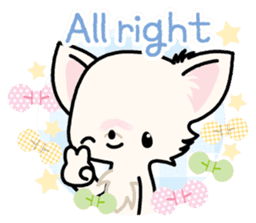 Kawaii Chihuahua 3 (English) sticker #3523321