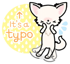Kawaii Chihuahua 3 (English) sticker #3523326