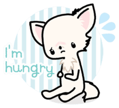Kawaii Chihuahua 3 (English) sticker #3523327