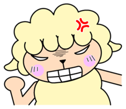yo-chan of a sheep. sticker #3523439