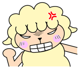 yo-chan of a sheep. sticker #3523439