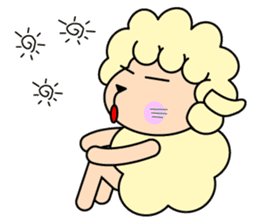 yo-chan of a sheep. sticker #3523444