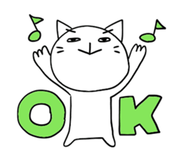 Pure white 5 sticker #3524062