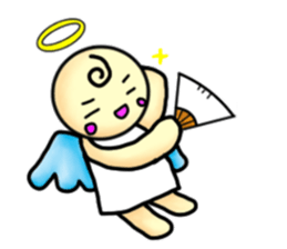 Mischievous angel sticker sticker #3524661