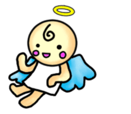 Mischievous angel sticker sticker #3524662