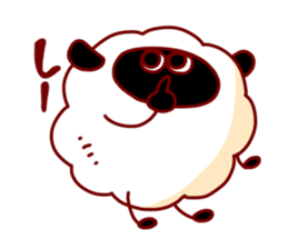Mememe of sheep sticker #3525164