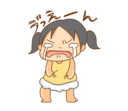 Megaton Family's 3 sister ver. sticker #3525196