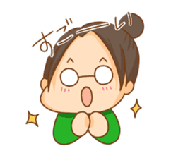 Megaton Family's 3 sister ver. sticker #3525209