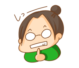 Megaton Family's 3 sister ver. sticker #3525210