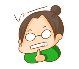 Megaton Family's 3 sister ver. sticker #3525210