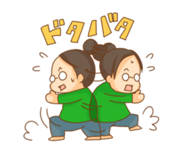 Megaton Family's 3 sister ver. sticker #3525213