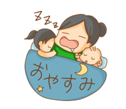 Megaton Family's 3 sister ver. sticker #3525217