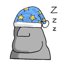 I Am Moai sticker #3526284