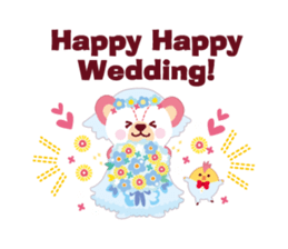 Pink ears bear sticker #3527204