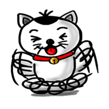 Cat and box2 sticker #3527223