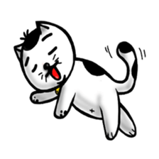 Cat and box2 sticker #3527257