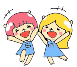 Nick and Ozawa friends stamp sticker #3528487