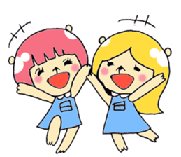 Nick and Ozawa friends stamp sticker #3528487