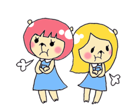 Nick and Ozawa friends stamp sticker #3528488