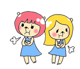 Nick and Ozawa friends stamp sticker #3528488