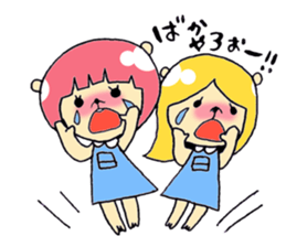 Nick and Ozawa friends stamp sticker #3528491