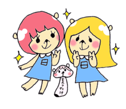 Nick and Ozawa friends stamp sticker #3528492