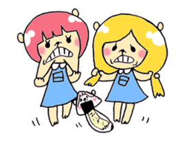 Nick and Ozawa friends stamp sticker #3528493