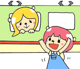 Nick and Ozawa friends stamp sticker #3528494