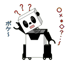 panda robot. sticker #3528507