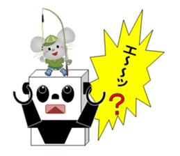 panda robot. sticker #3528508