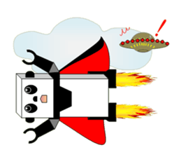 panda robot. sticker #3528517