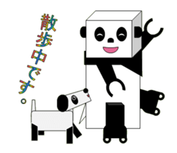 panda robot. sticker #3528518