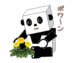 panda robot. sticker #3528524
