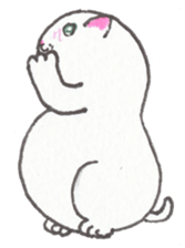 Innocent of cat and dog sticker #3529606