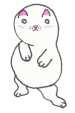 Innocent of cat and dog sticker #3529622