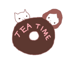 kitten&girl sticker #3529664