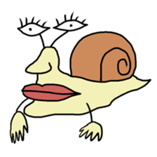 loose character of snail sticker #3530554