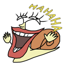 loose character of snail sticker #3530555