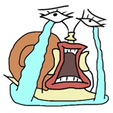 loose character of snail sticker #3530556