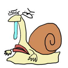 loose character of snail sticker #3530559