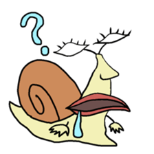 loose character of snail sticker #3530561