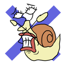 loose character of snail sticker #3530565
