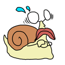 loose character of snail sticker #3530566