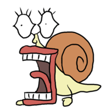 loose character of snail sticker #3530567
