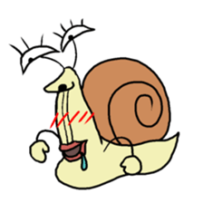 loose character of snail sticker #3530568