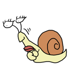 loose character of snail sticker #3530570